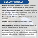 GAFAS MULTIFOCALES INTELIGENTES CON ZOOM AUTOMÁTICO, PROTECIÓN DE LUZ AZUL Y EFECTO FOTOCROMÁTICO